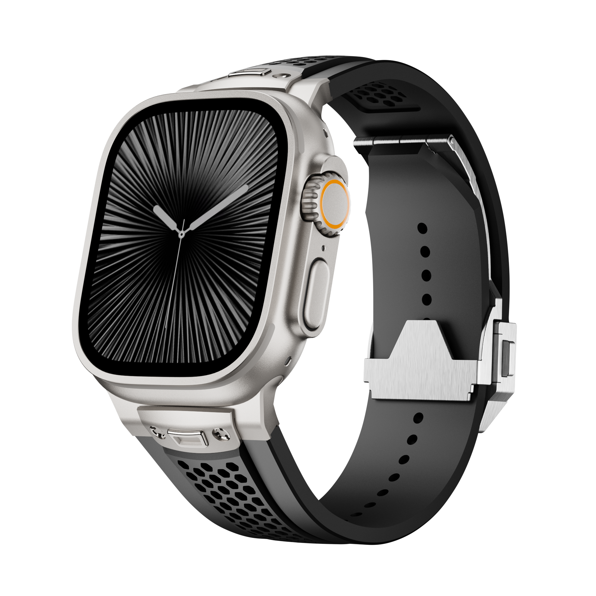 Honeycomb Design Silicone Band for Apple Watch