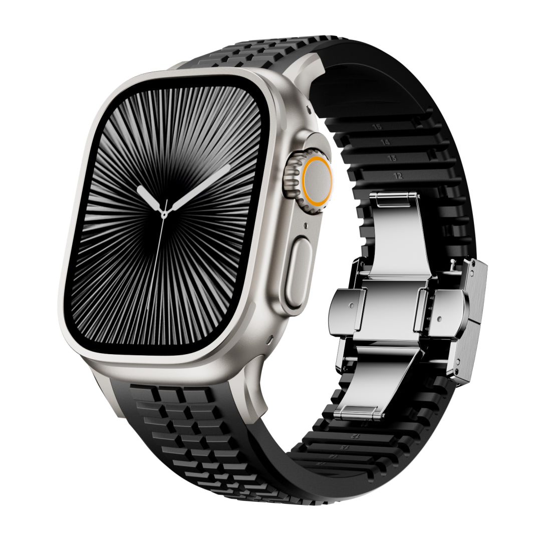 #Color_Black Band-Silver Buckle