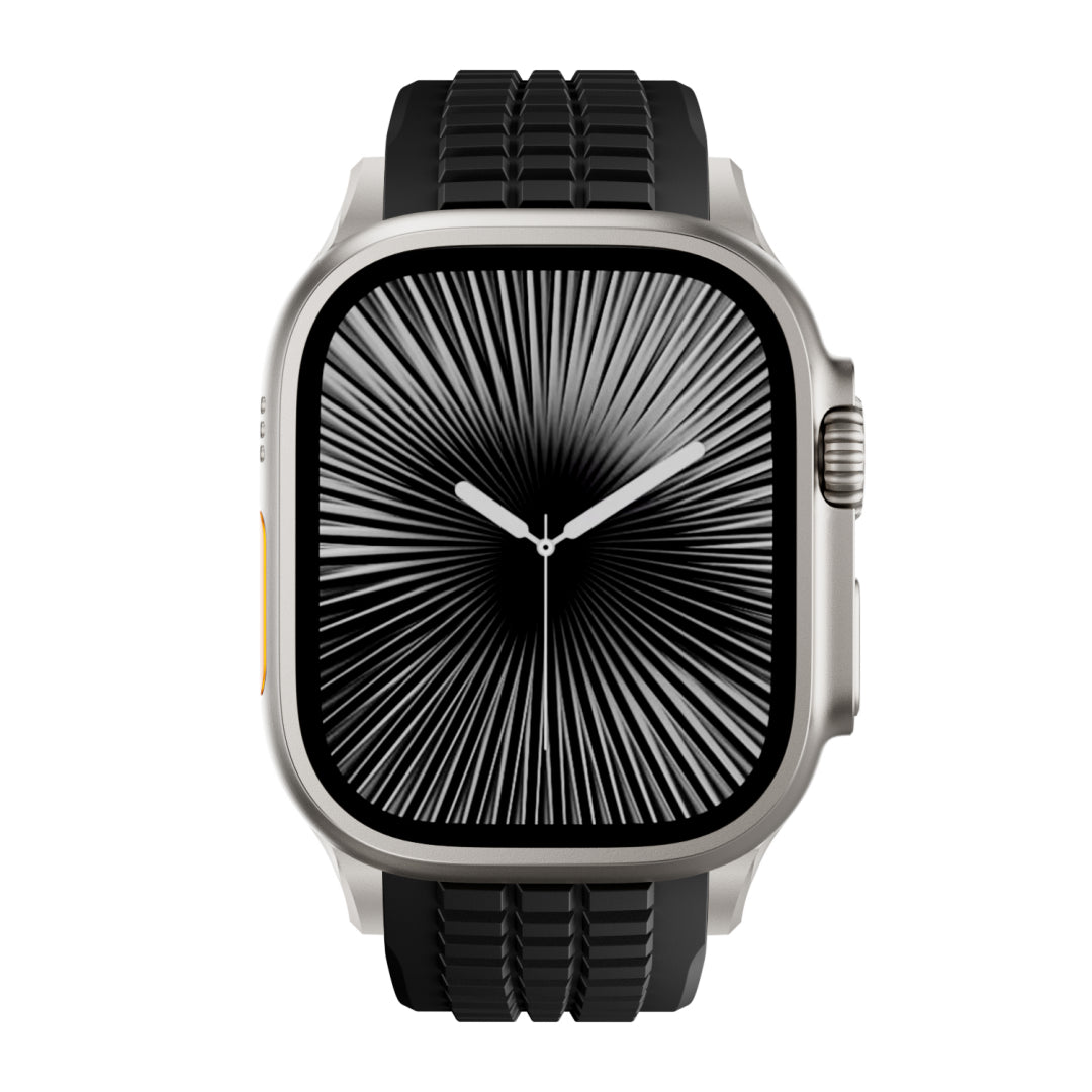 #Color_Black Band-Silver Buckle