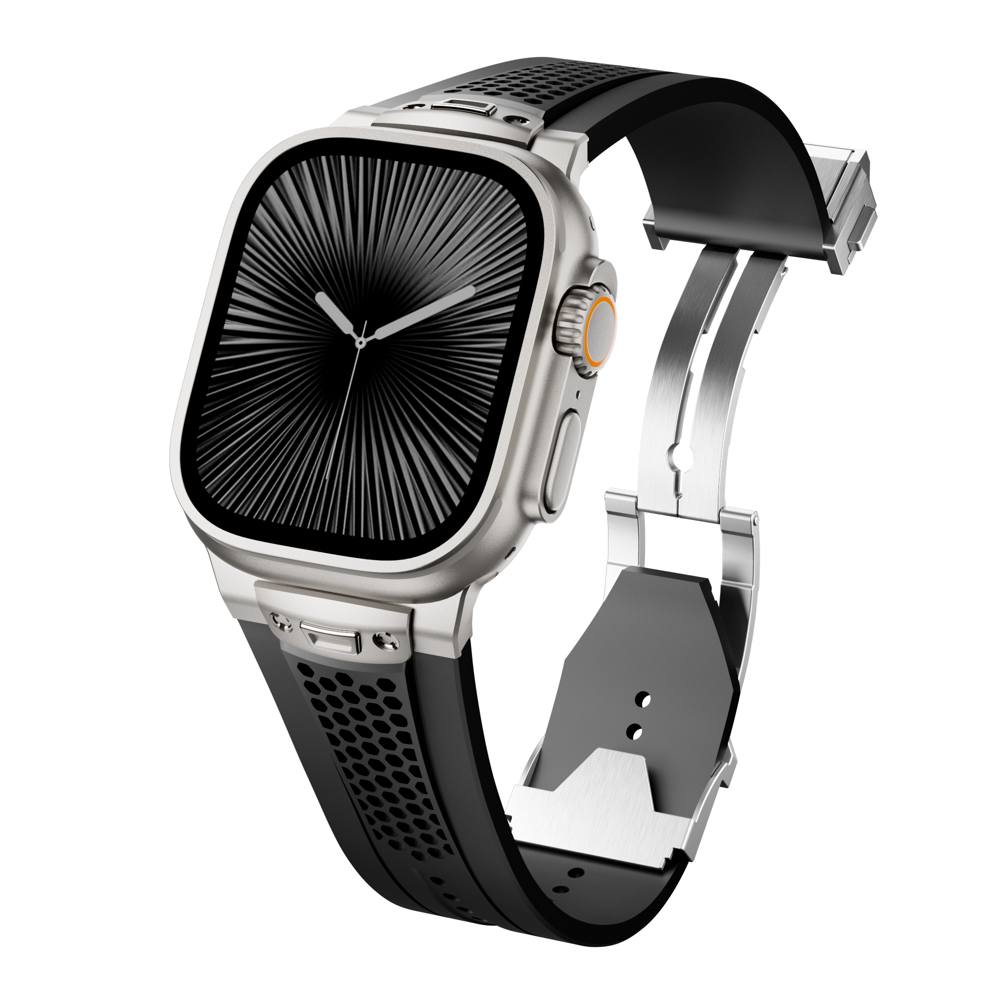 Honeycomb Design Silicone Band for Apple Watch