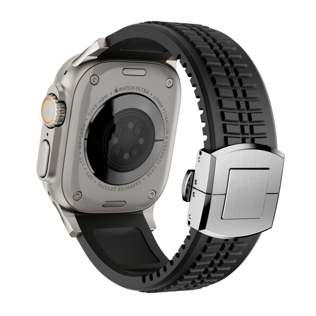 #Color_Black Band-Silver Buckle