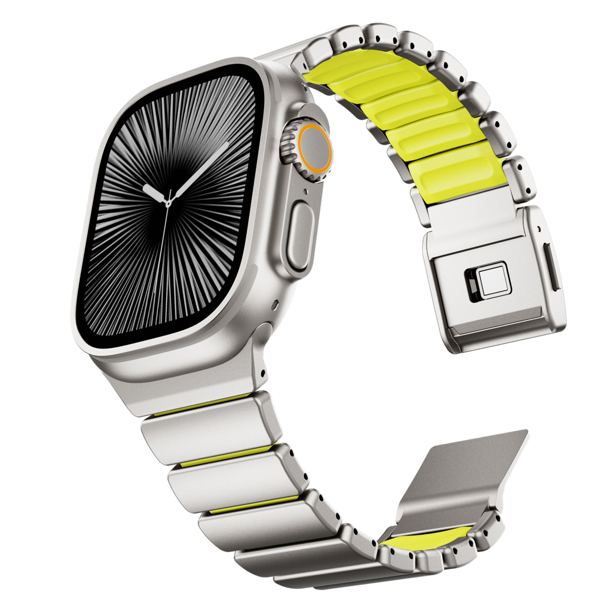 #Color_Titanium Neon Green