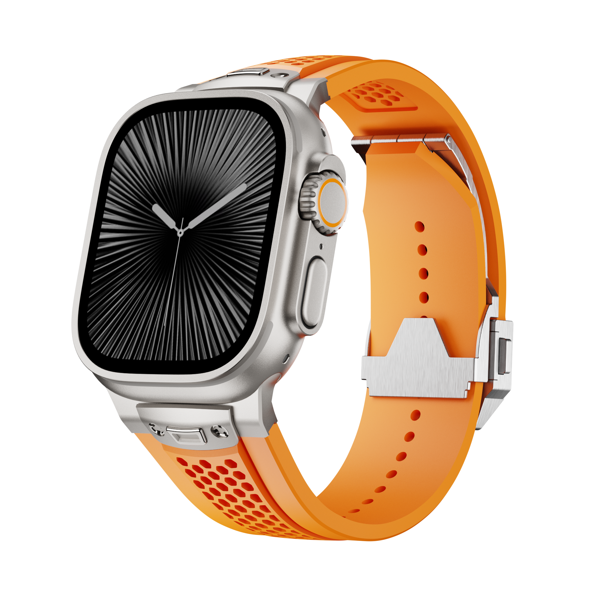Honeycomb Design Silicone Band for Apple Watch