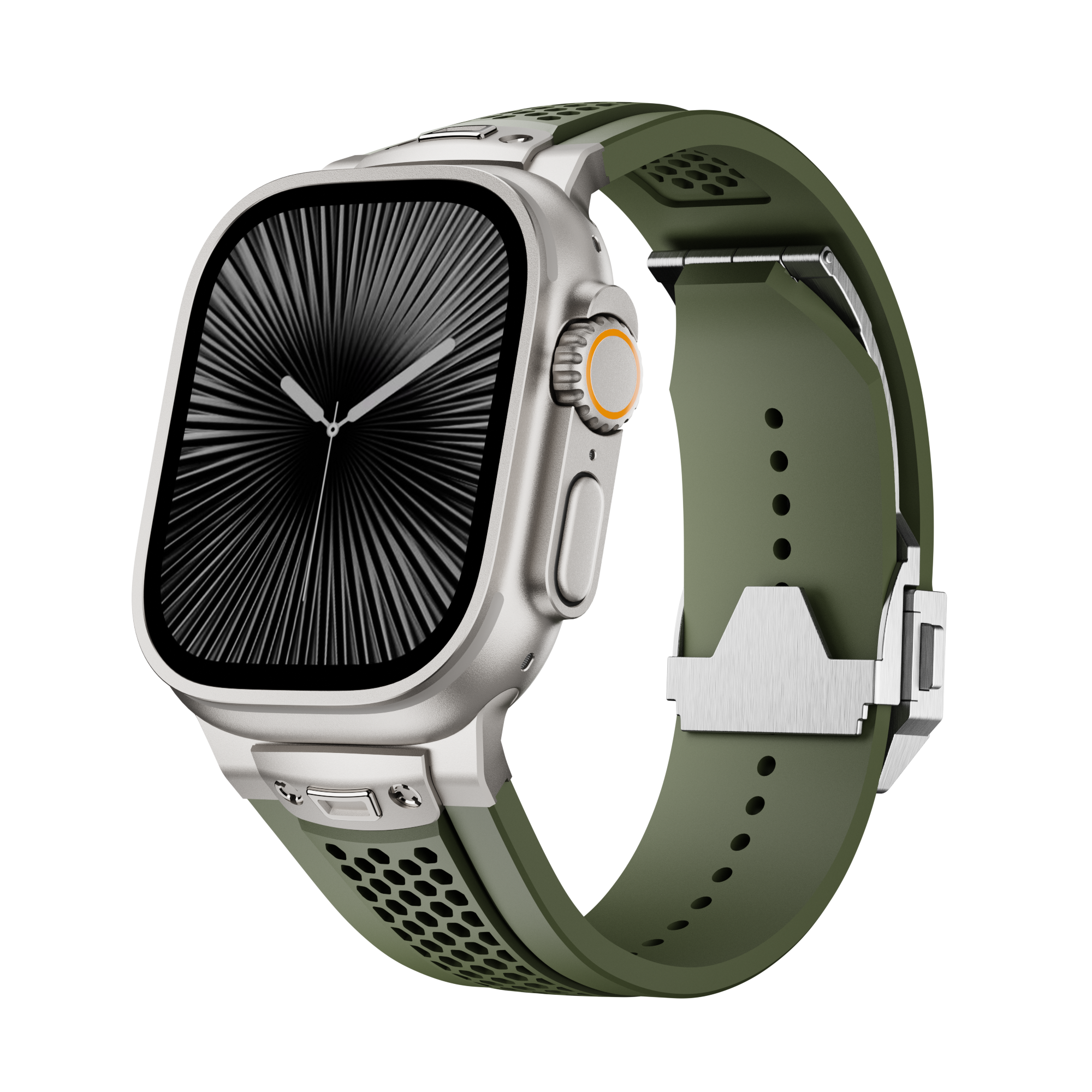 Honeycomb Design Silicone Band for Apple Watch
