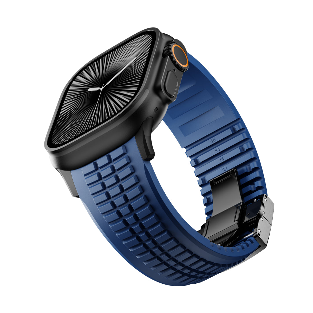 #Color_Blue Band-Black Buckle
