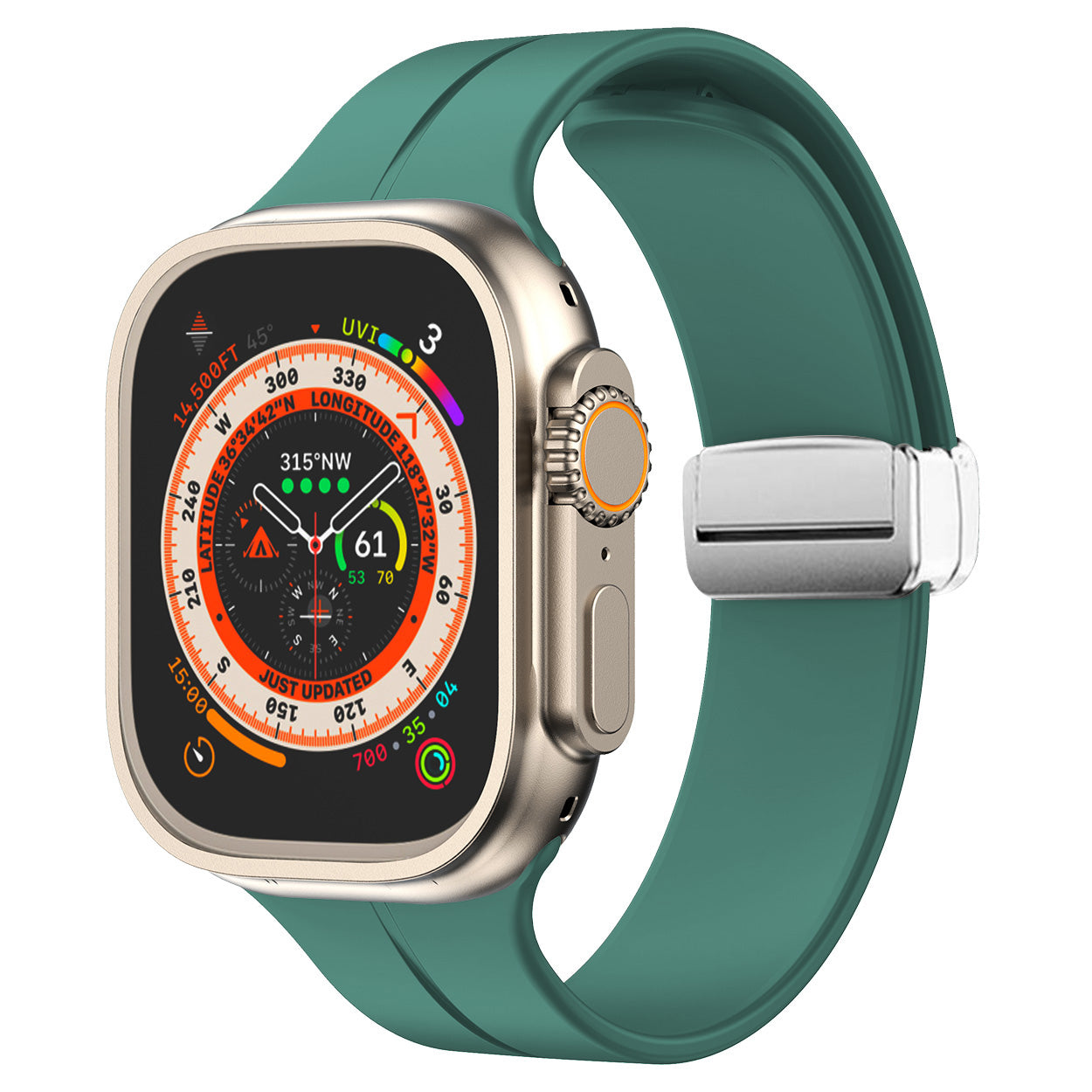 Magnetic Silicone Band For Apple Watch