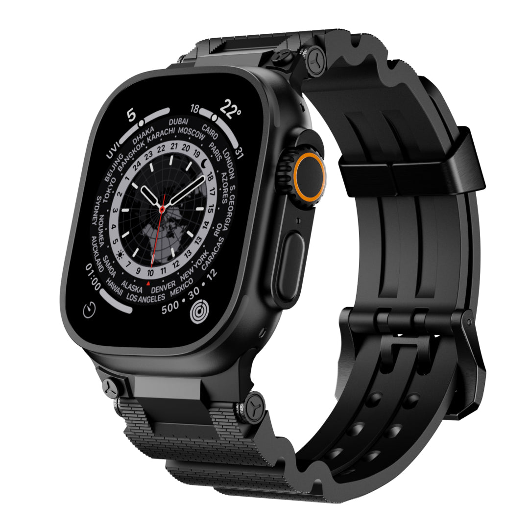 Mechanisches Design-Silikonarmband für Apple Watch