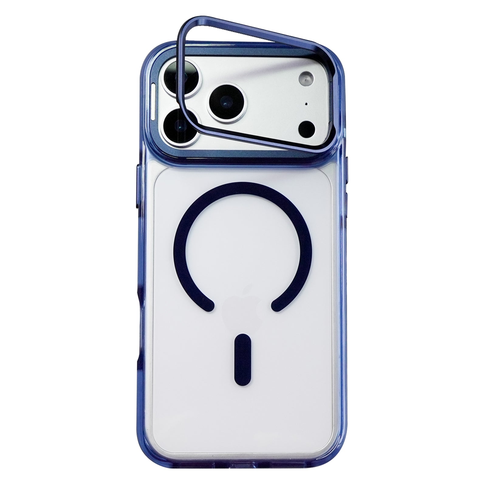 Transparent Stand Magnetic Case For iPhone
