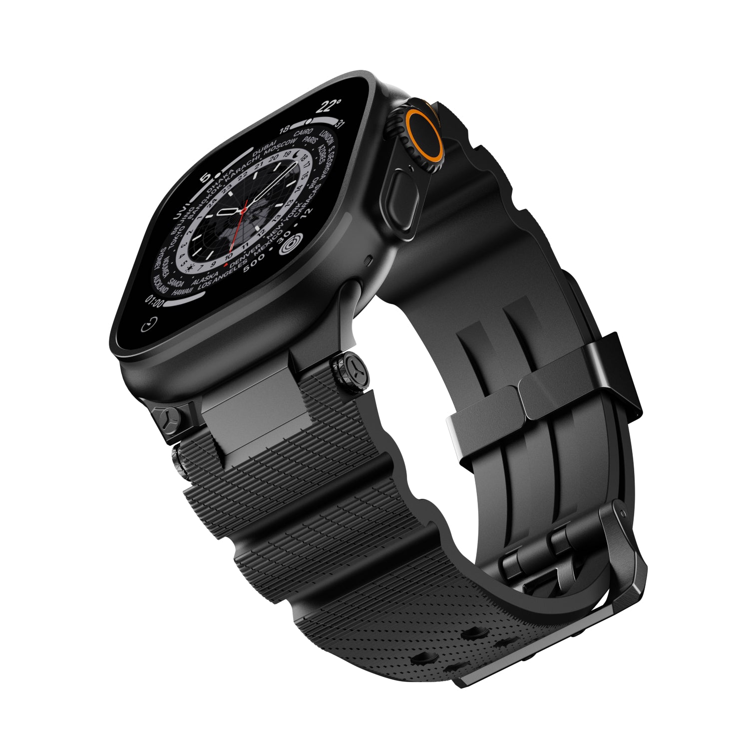 Mechanisches Design-Silikonarmband für Apple Watch