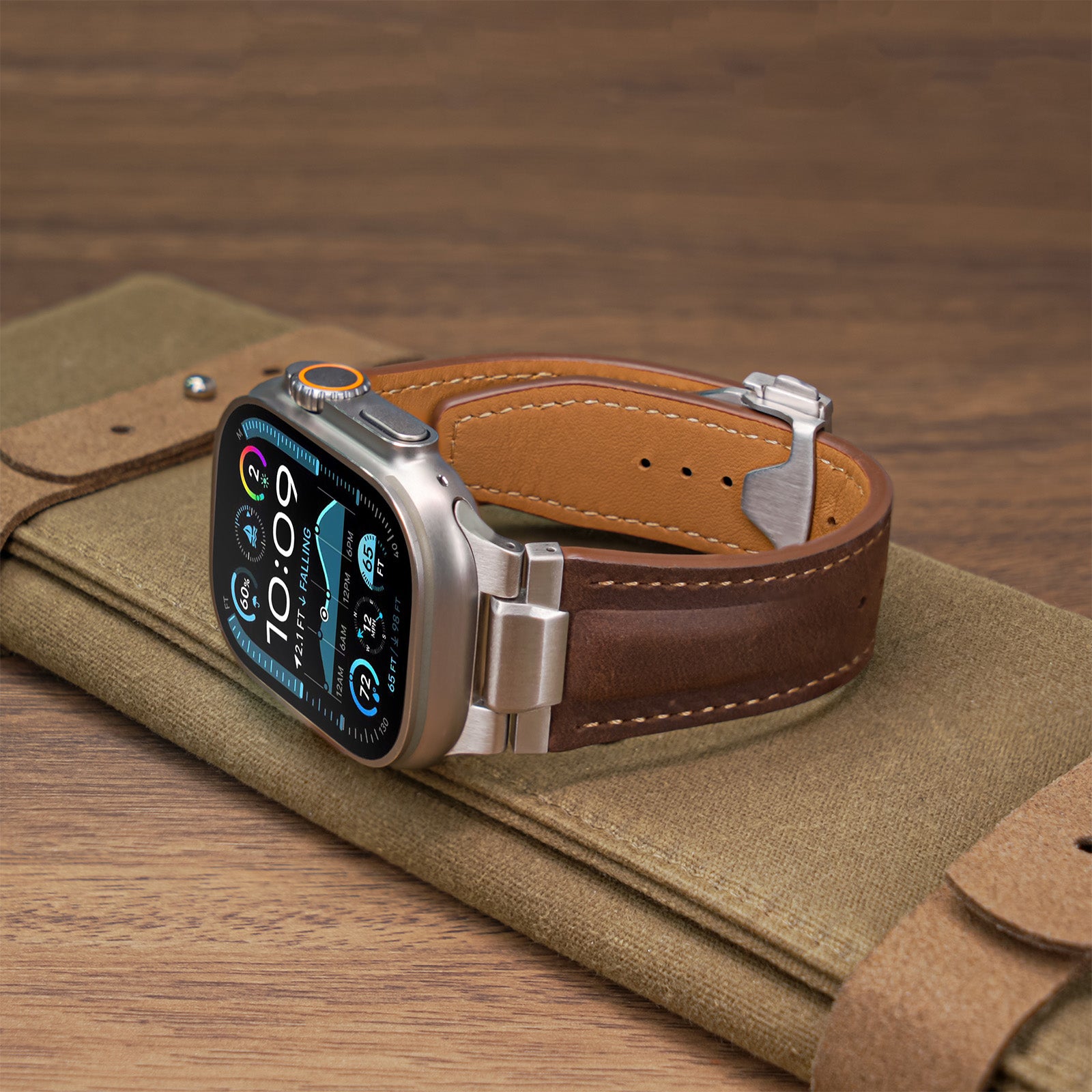 Pathfinder Deployant Pro Leather Band