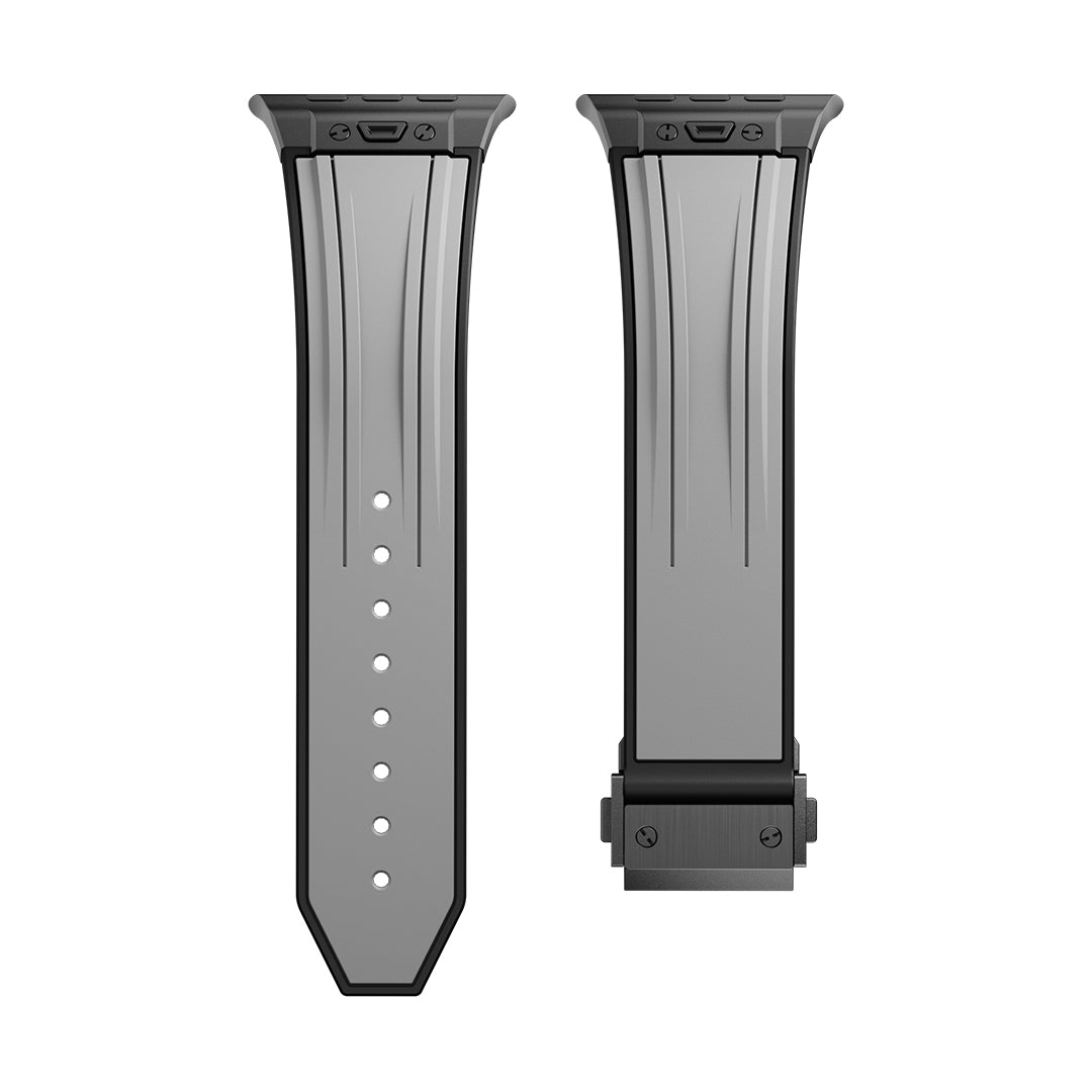 #Color_Gray Band-Black Buckle