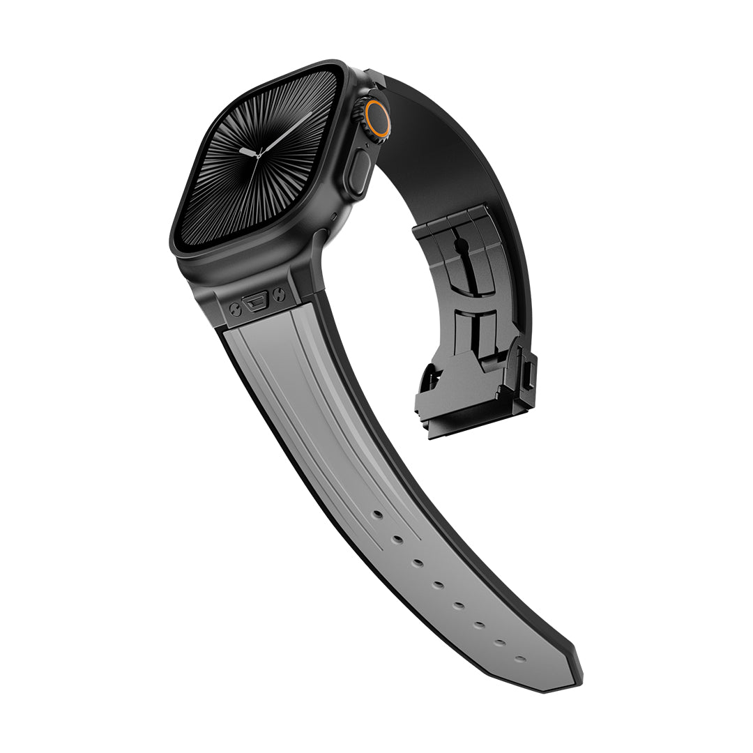 #Color_Gray Band-Black Buckle