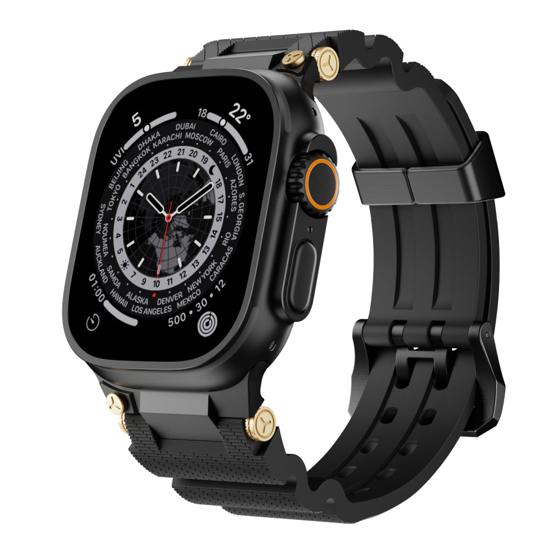 Mechanisches Design-Silikonarmband für Apple Watch