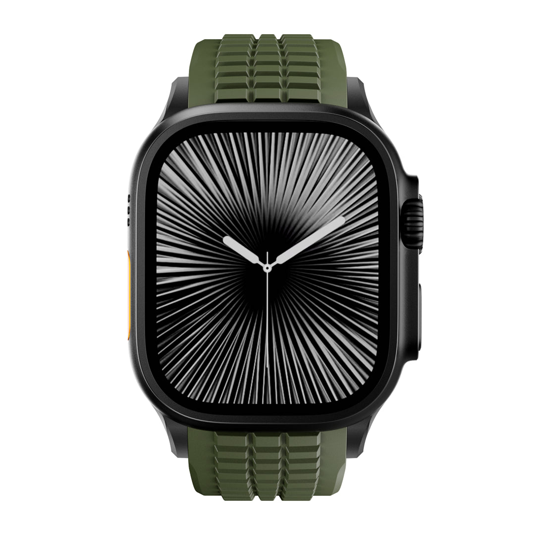 #Color_Green Band-Black Buckle