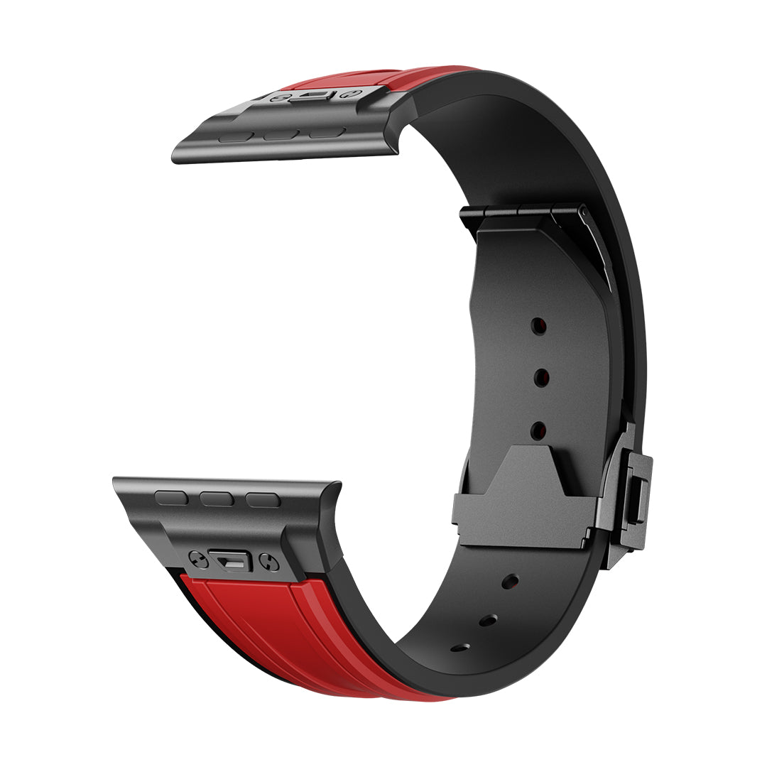 #Color_Red Band-Black Buckle
