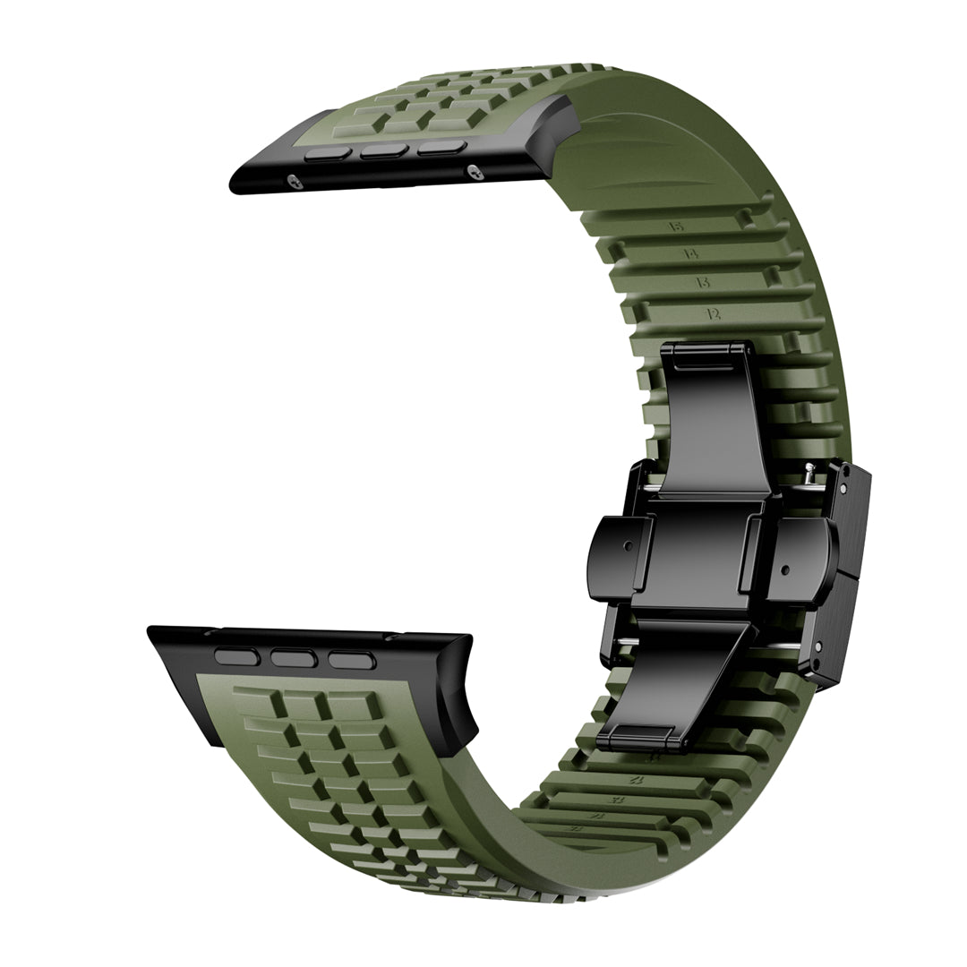 #Color_Green Band-Black Buckle