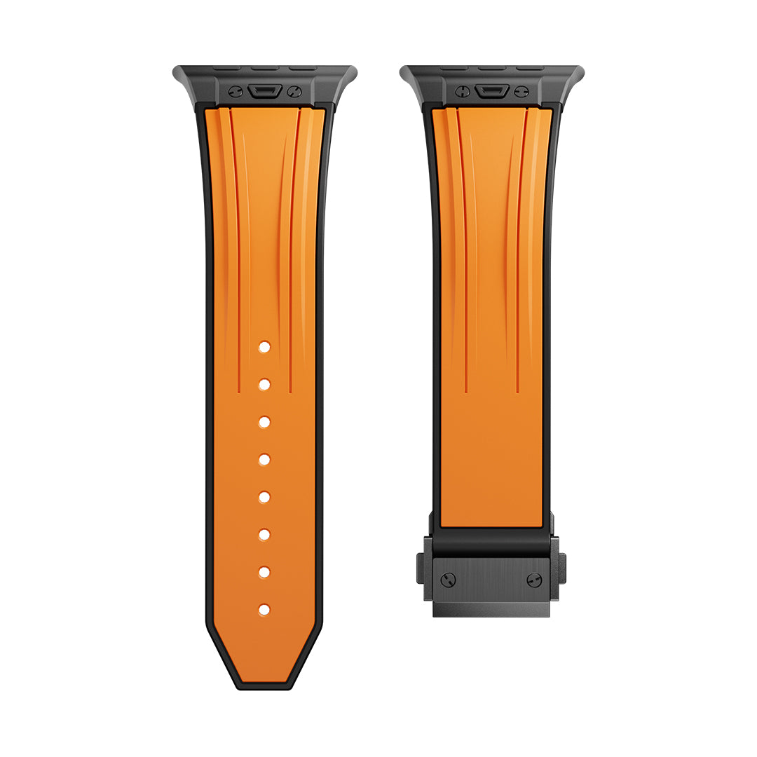 #Color_Orange Band-Black Buckle