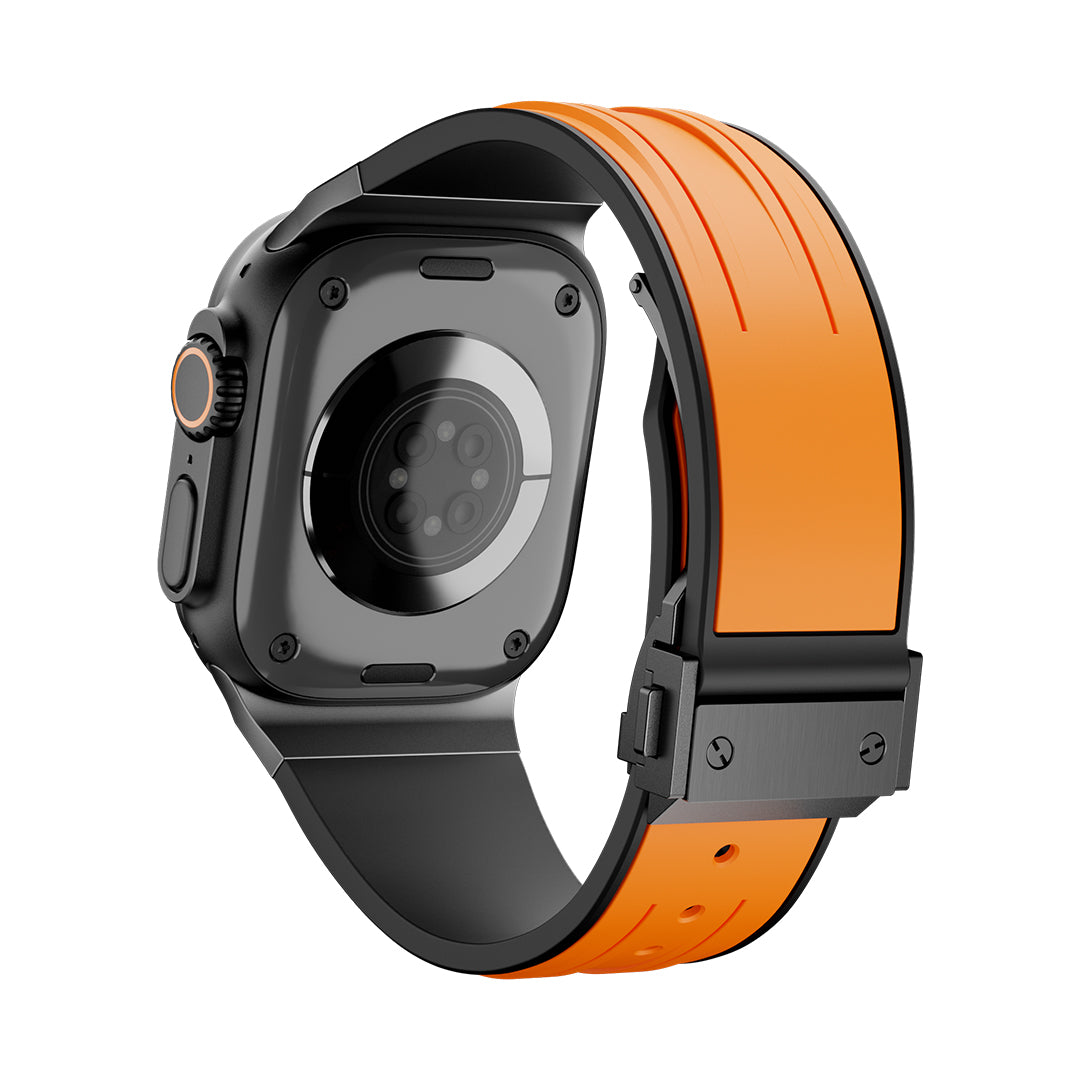 #Color_Orange Band-Black Buckle