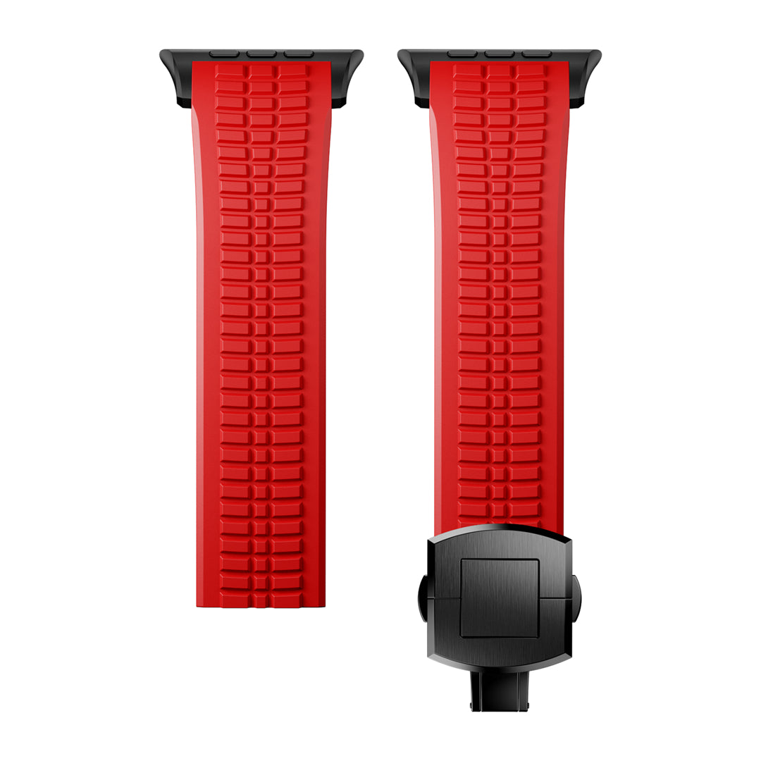 #Color_Red Band-Black Buckle