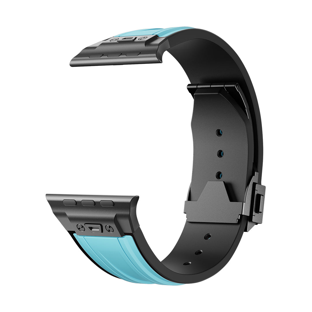 #Color_Blue Band-Black Buckle