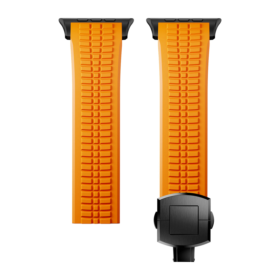 #Color_Orange Band-Black Buckle
