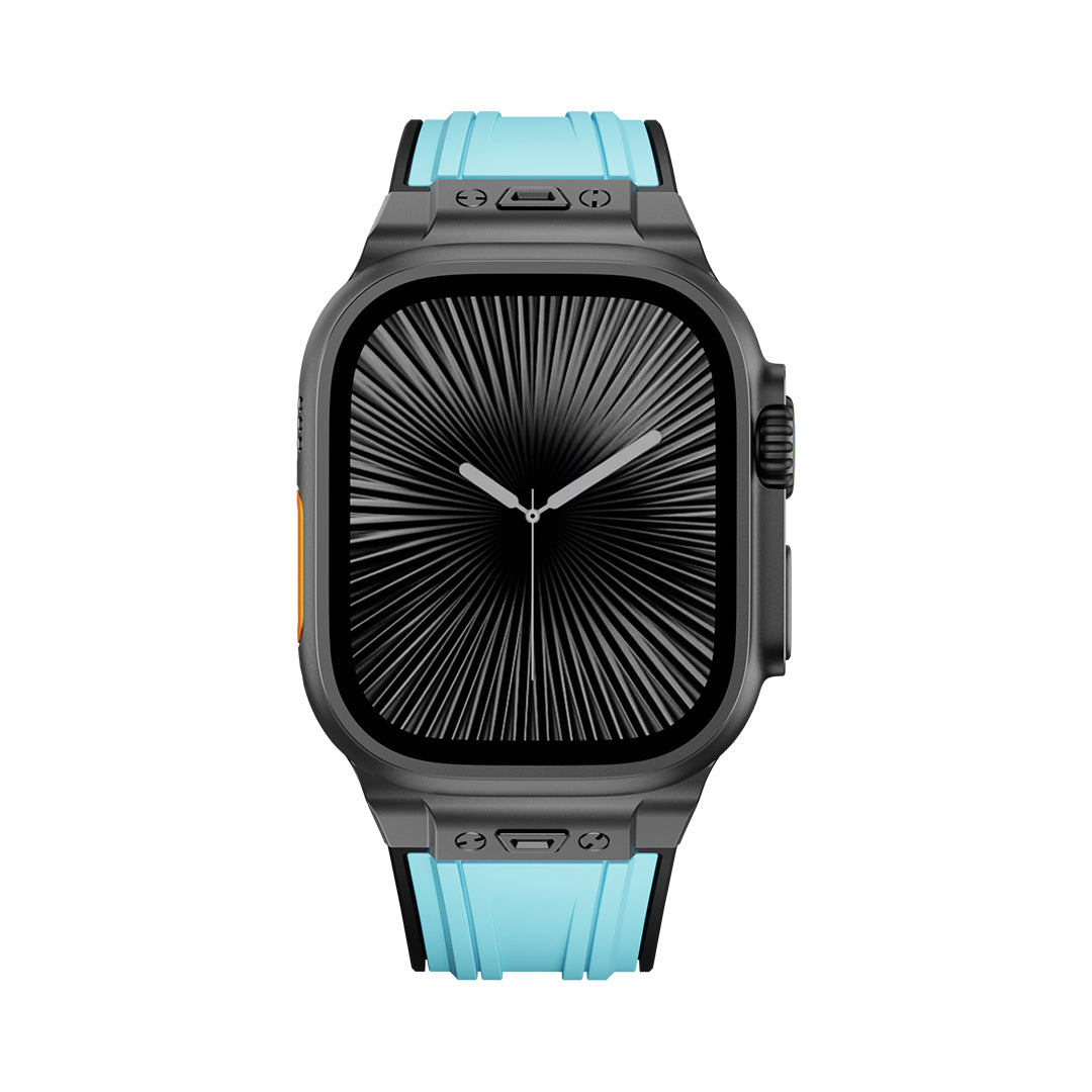 #Color_Blue Band-Black Buckle