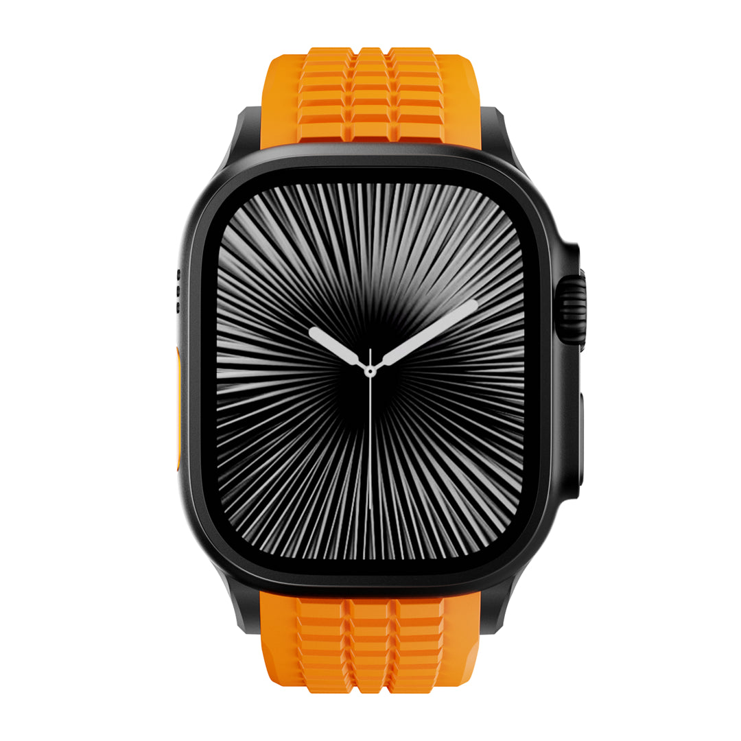 #Color_Orange Band-Black Buckle