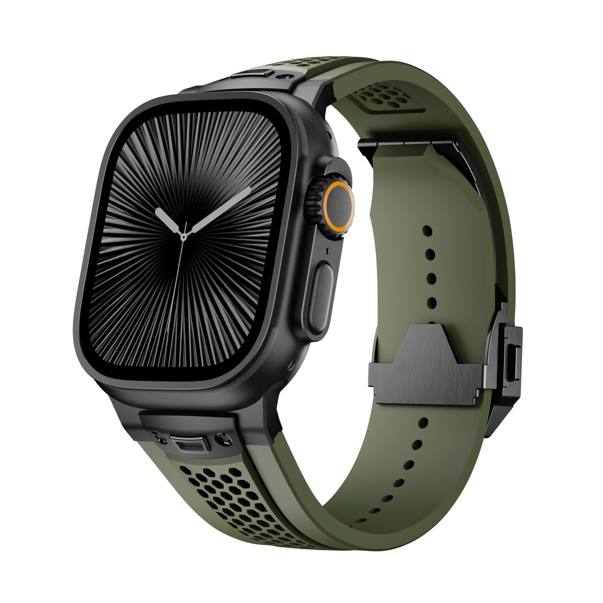 Honeycomb Design Silicone Band for Apple Watch