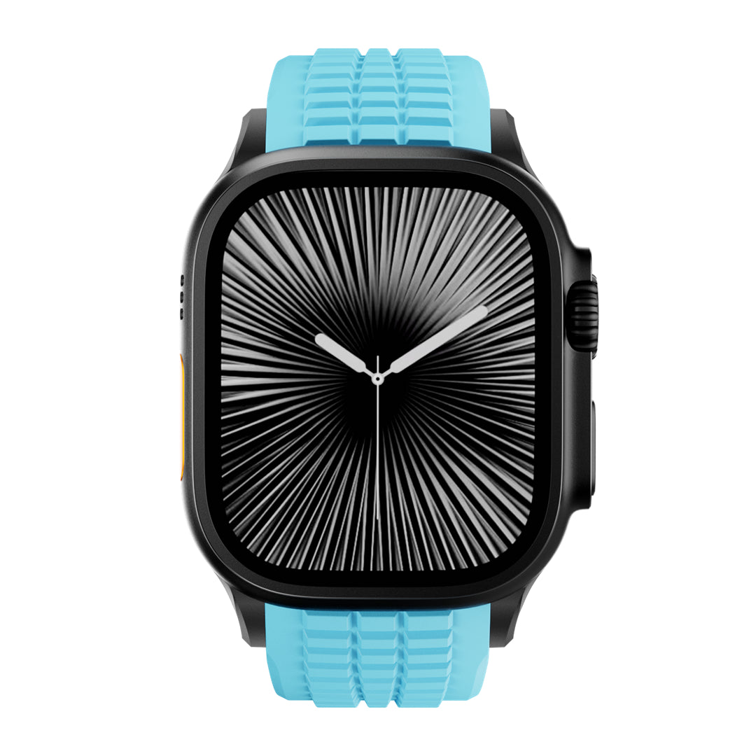 #Color_Glacier Blue Band-Black Buckle