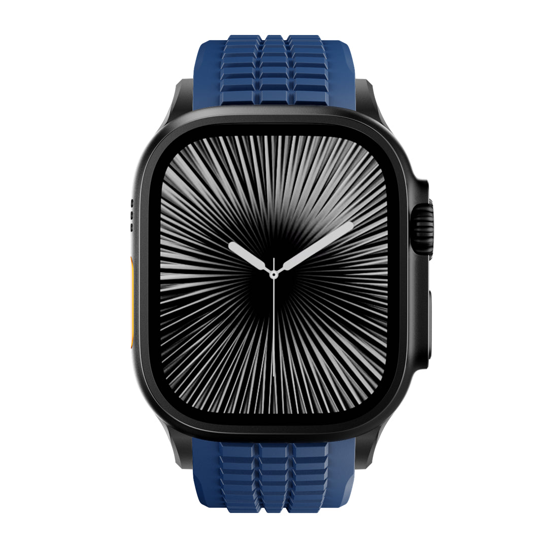 #Color_Blue Band-Black Buckle