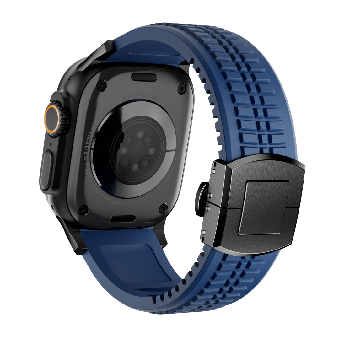 #Color_Blue Band-Black Buckle