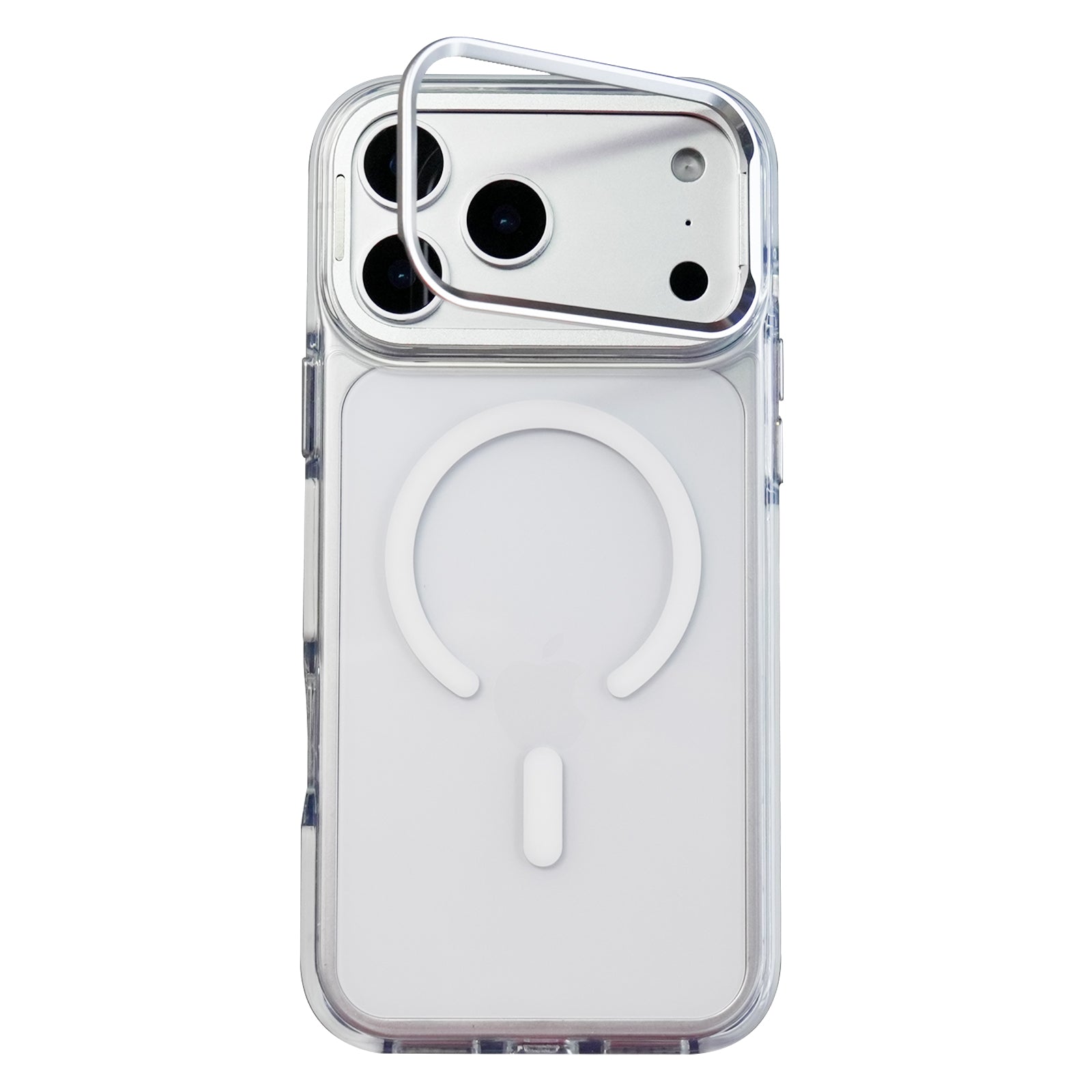 Transparent Stand Magnetic Case For iPhone