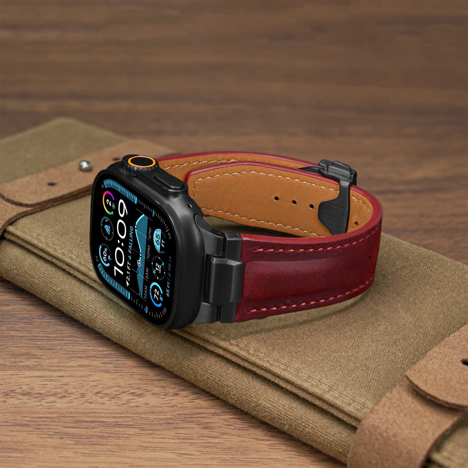 Pathfinder Deployant Pro Leather Band