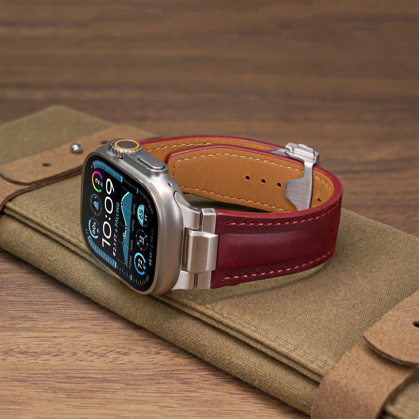 Pathfinder Deployant Pro Leather Band