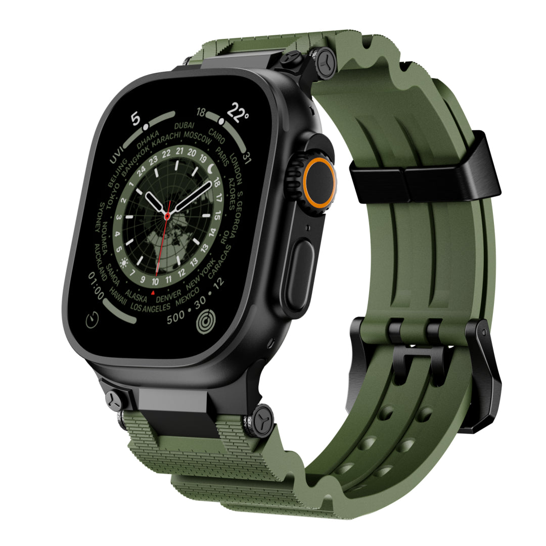 Mechanisches Design-Silikonarmband für Apple Watch