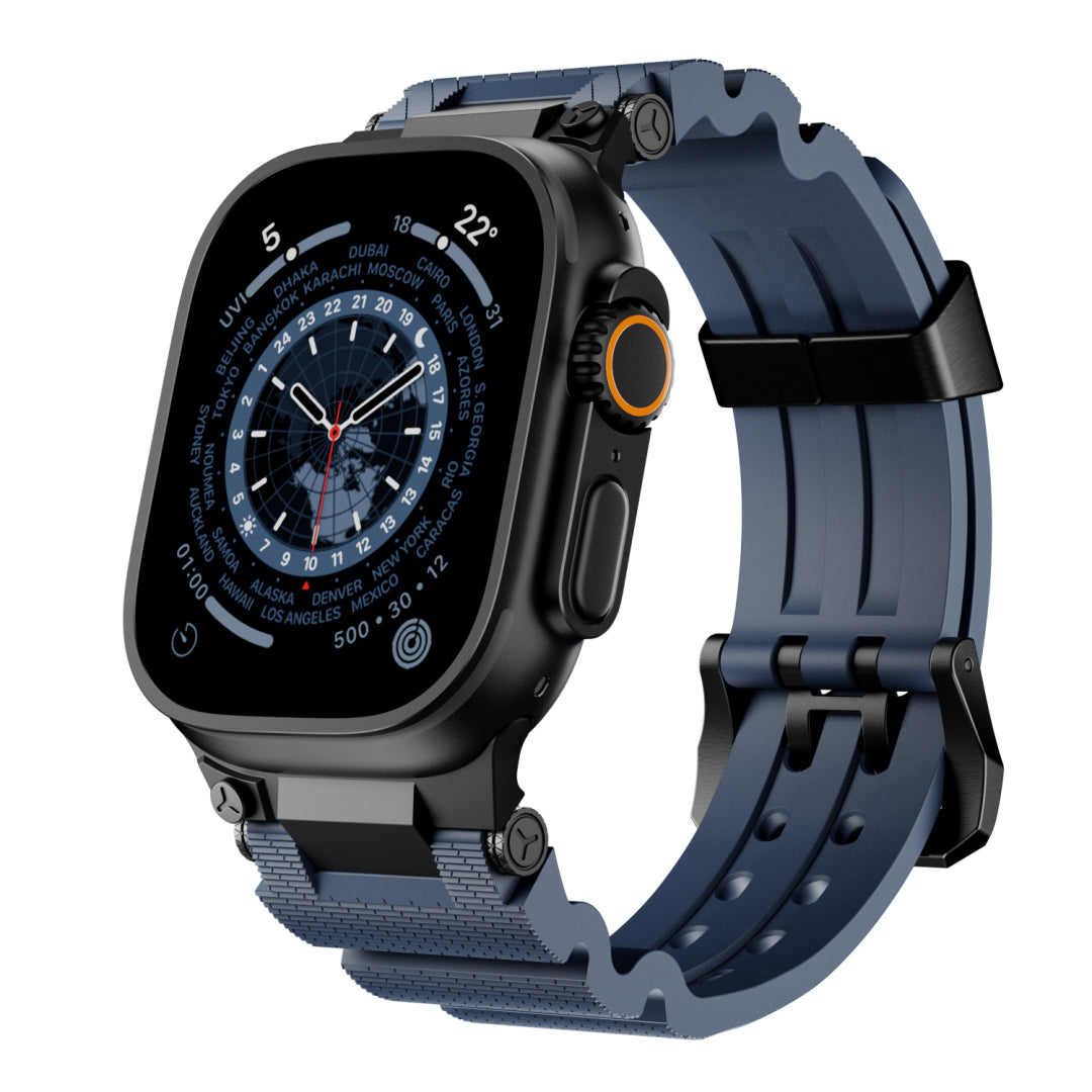 Mechanical Design Silicone Band for Apple Watch