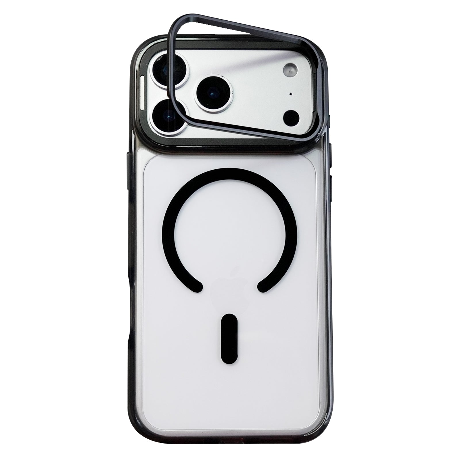 Transparent Stand Magnetic Case For iPhone