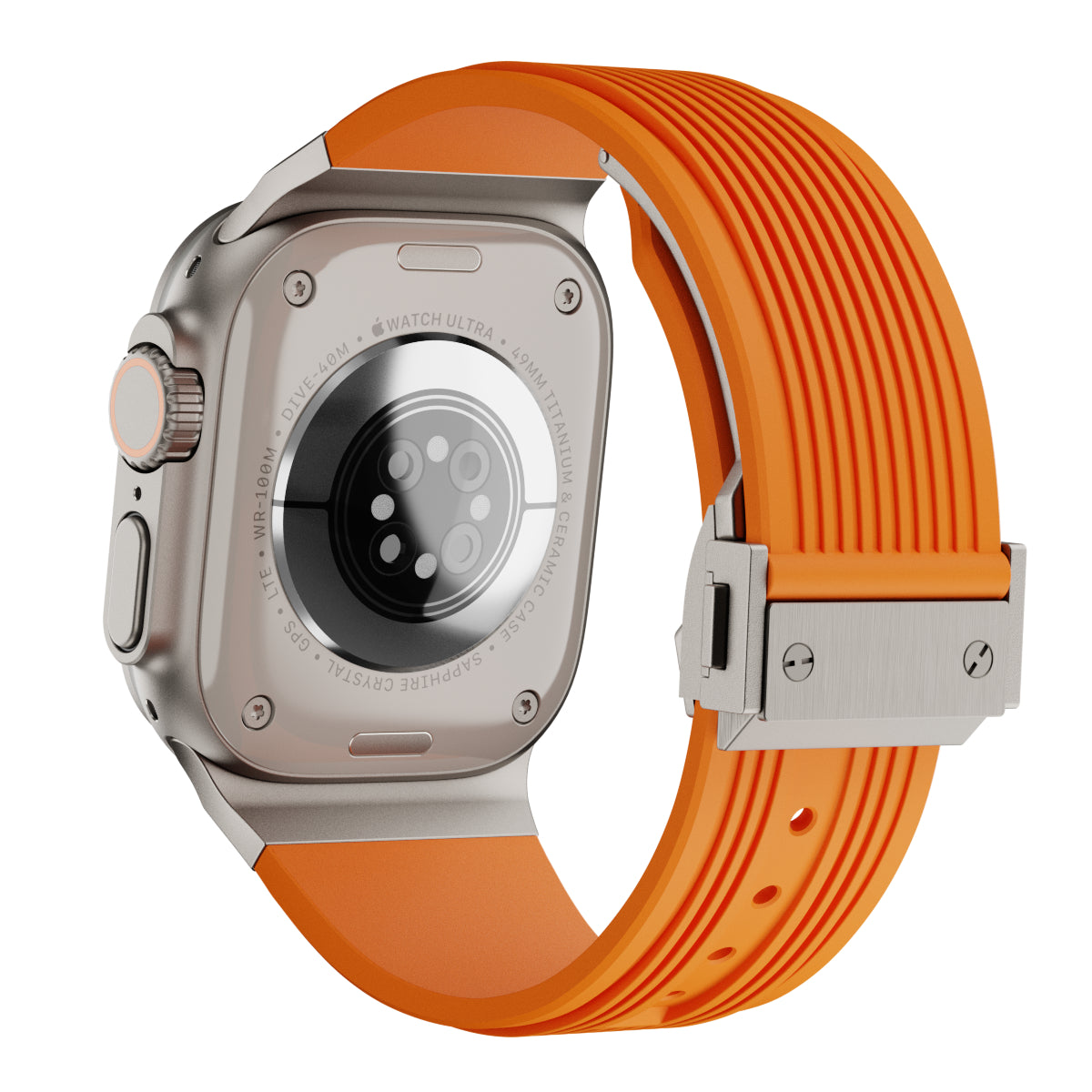 #Color_ Titanium Adapter-Orange Band