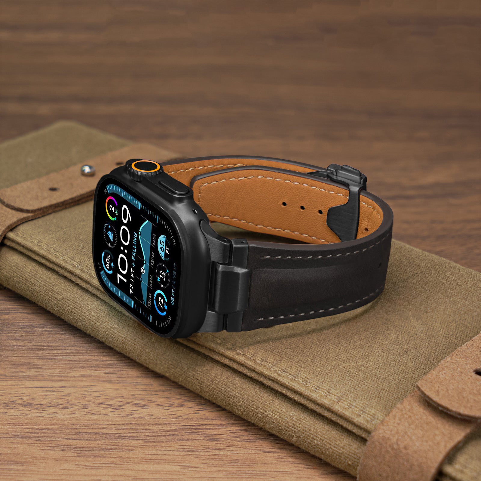 Pathfinder Deployant Pro Leather Band