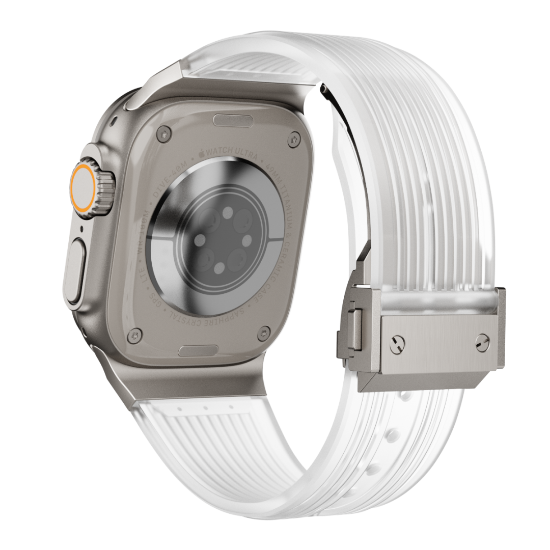 #Color_Titanium Adapter-Transparent Band
