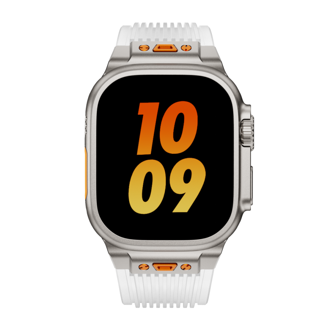 #Color_Titanium Adapter-Transparent Band