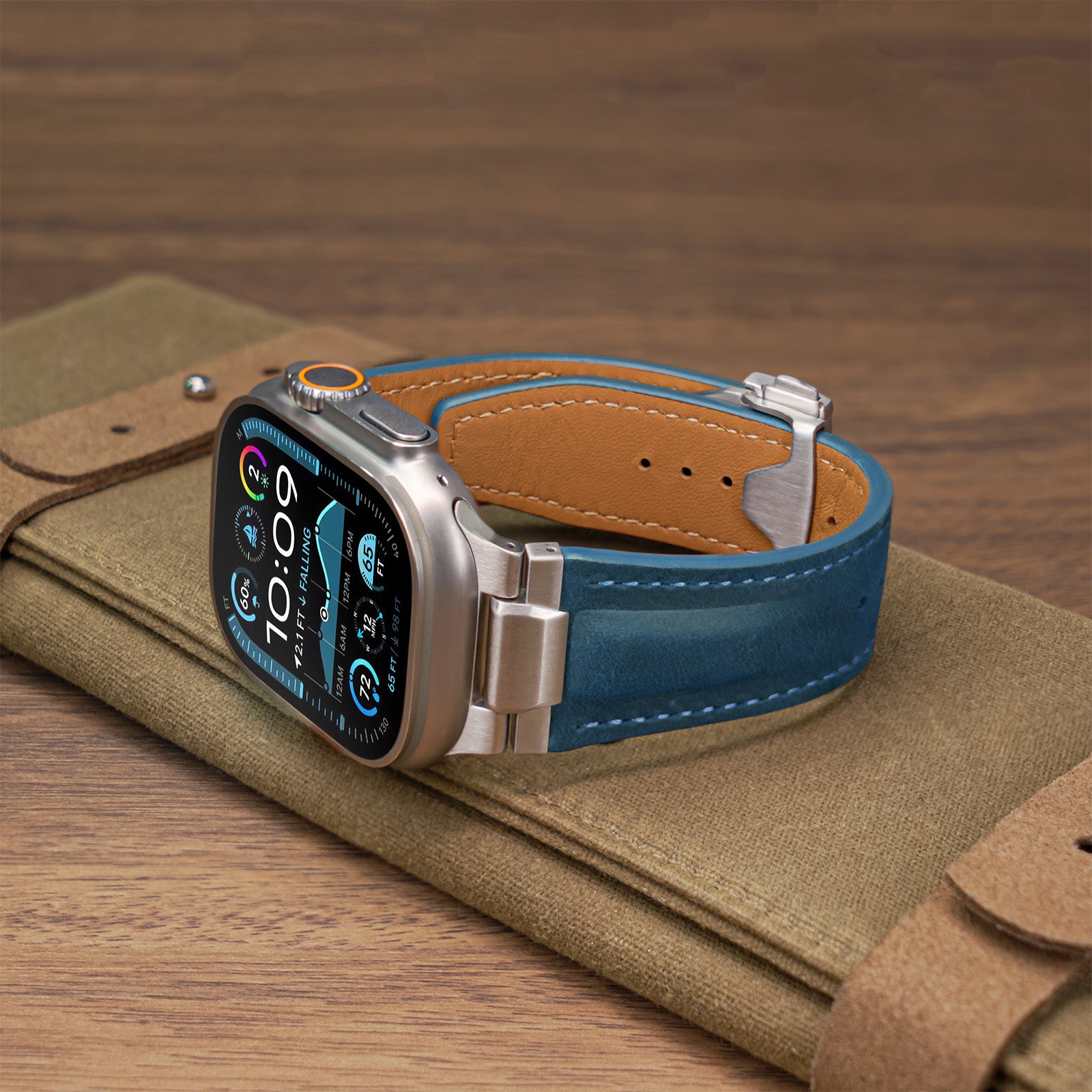 Pathfinder Deployant Pro Leather Band