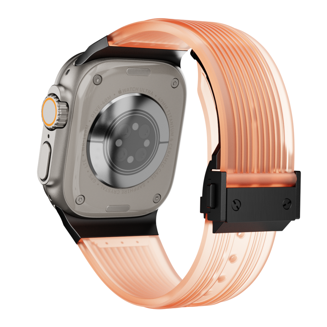 #Color_Black Adapter-Transparent Orange Band