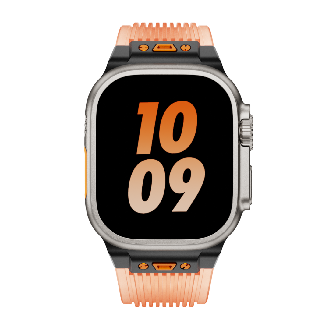#Color_Black Adapter-Transparent Orange Band