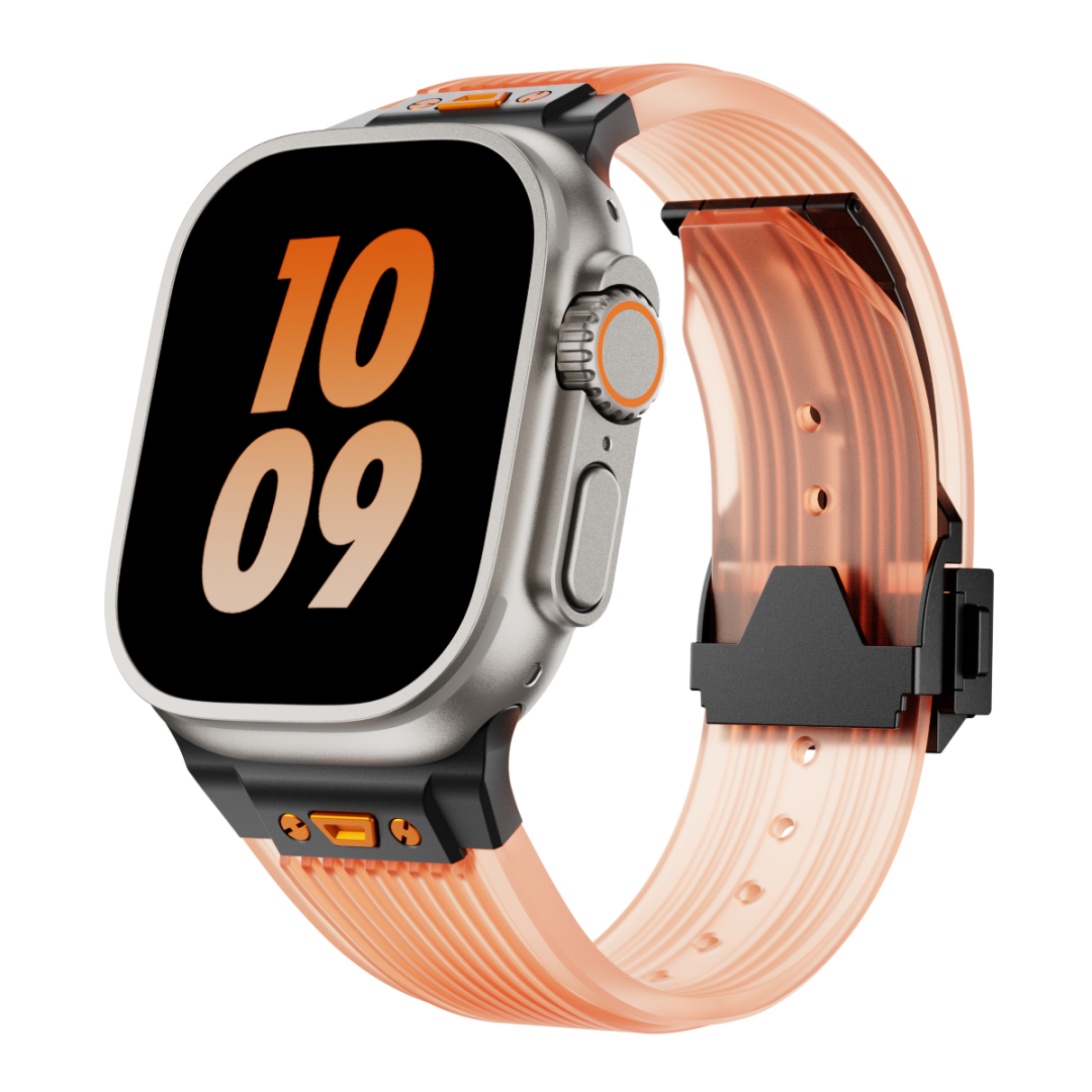 #Color_Black Adapter-Transparent Orange Band