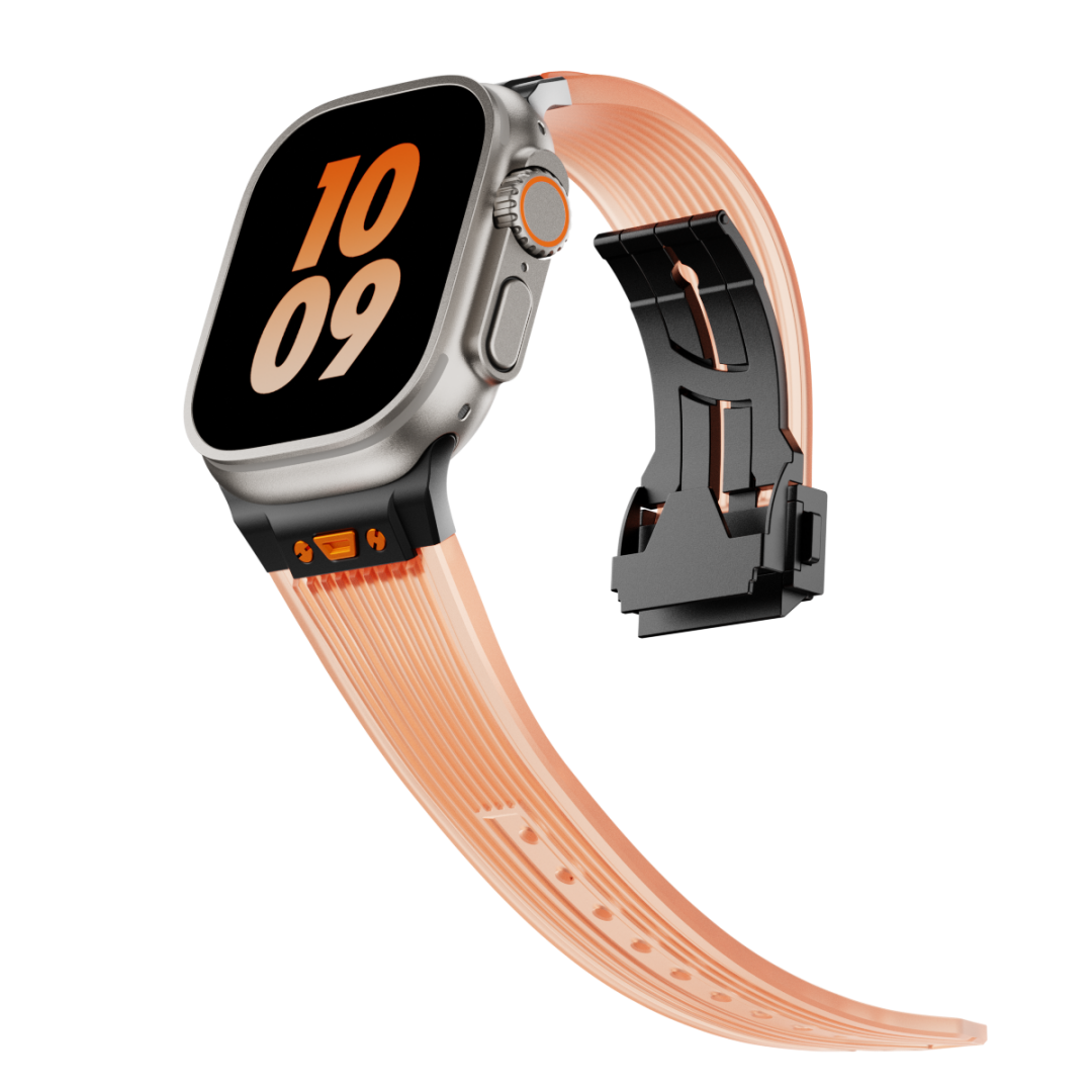 #Color_Black Adapter-Transparent Orange Band
