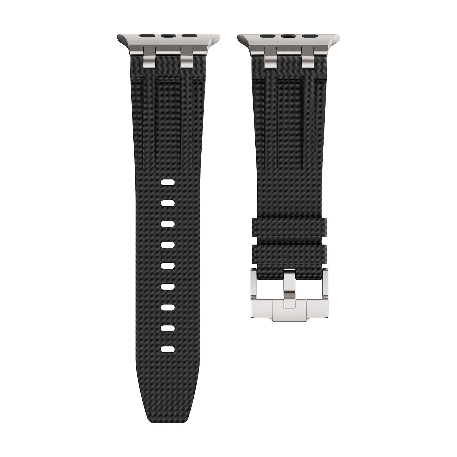 #Color_Titanium Adapter-Black Band