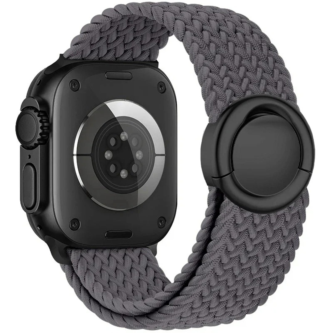 Nylon Magnetic Round Buckle Band For Apple Watch