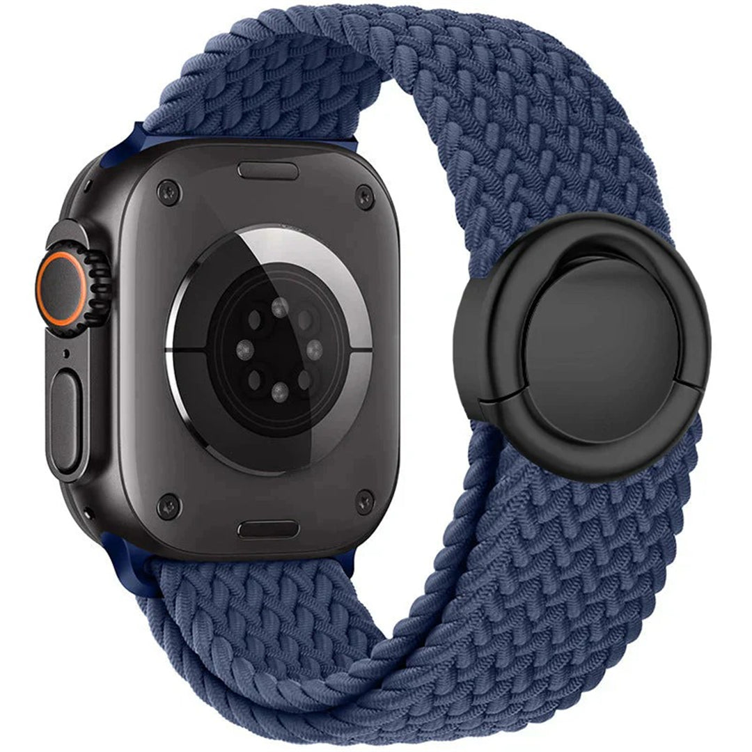 Nylon Magnetic Round Buckle Band For Apple Watch
