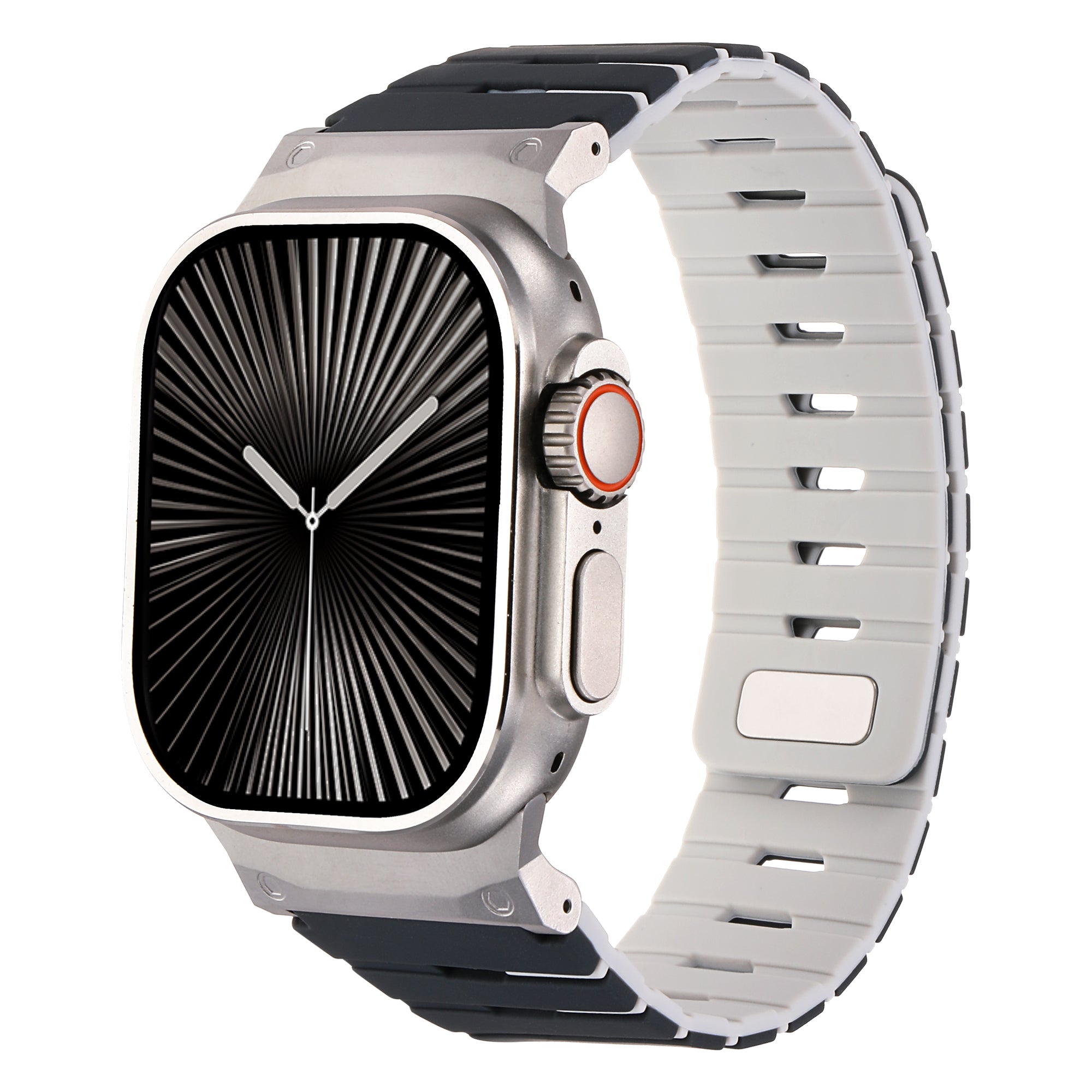 Piano Design Magnetic Silicone Band For Apple Watch